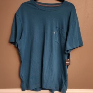 NWT Eddie Bauer Blue Short Sleeve Tee Casual Fit